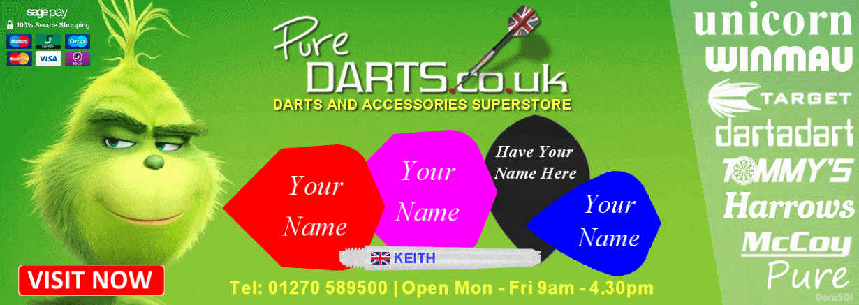 Pure Darts - Darts Suppliers online shop - Michael van Gerwen Winmau