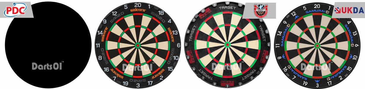 Unicorn Eclipse Ultra 2.0, Target TOR, Mission Samaurai 4 Blade Dartboards